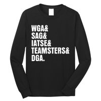 WGA Writers Guild Of America On Strike Anti AI Chatbots Long Sleeve Shirt