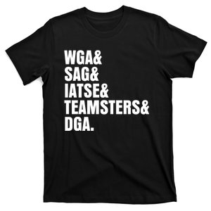 WGA Writers Guild Of America On Strike Anti AI Chatbots T-Shirt