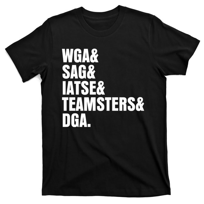 WGA Writers Guild Of America On Strike Anti AI Chatbots T-Shirt