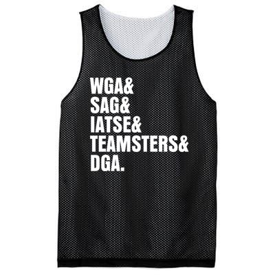 WGA Writers Guild Of America On Strike Anti AI Chatbots Mesh Reversible Basketball Jersey Tank