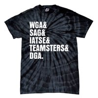 WGA Writers Guild Of America On Strike Anti AI Chatbots Tie-Dye T-Shirt