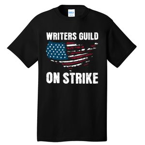 WGA Writers Guild Of America On Strike Anti AI Chatbots Tall T-Shirt