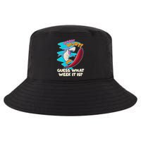 Woot Woot Guess What Week It Is Surfing Shark Cool Comfort Performance Bucket Hat