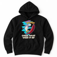 Woot Woot Guess What Week It Is Surfing Shark Hoodie