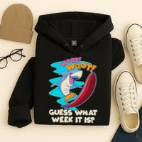 Woot Woot Guess What Week It Is Surfing Shark Hoodie