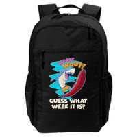 Woot Woot Guess What Week It Is Surfing Shark Backpack