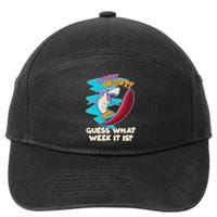Woot Woot Guess What Week It Is Surfing Shark 7-Panel Snapback Hat
