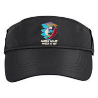 Woot Woot Guess What Week It Is Surfing Shark Adult Drive Performance Visor