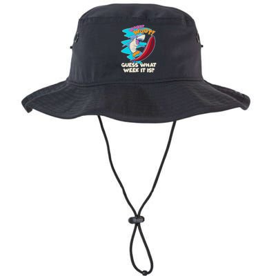 Woot Woot Guess What Week It Is Surfing Shark Bucket Hat