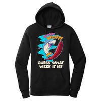Woot Woot Guess What Week It Is Surfing Shark Women's Pullover Hoodie