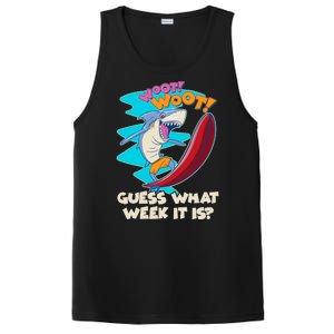 Woot Woot Guess What Week It Is Surfing Shark PosiCharge Competitor Tank