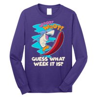 Woot Woot Guess What Week It Is Surfing Shark Long Sleeve Shirt