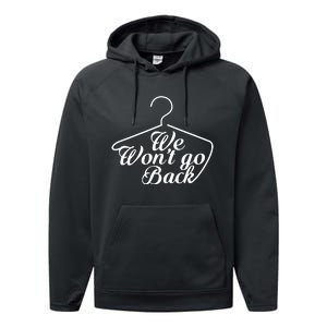 We WonT Go Back Performance Fleece Hoodie