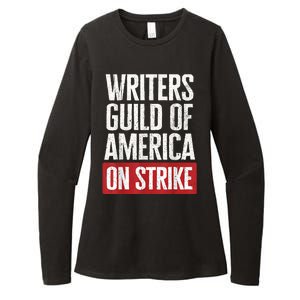 WGA Writers Guild Of America On Strike Anti AI Chatbots Womens CVC Long Sleeve Shirt