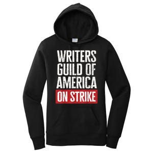 WGA Writers Guild Of America On Strike Anti AI Chatbots Women's Pullover Hoodie