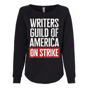 WGA Writers Guild Of America On Strike Anti AI Chatbots Womens California Wash Sweatshirt