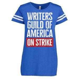 WGA Writers Guild Of America On Strike Anti AI Chatbots Enza Ladies Jersey Football T-Shirt