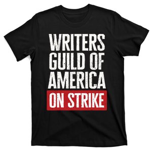 WGA Writers Guild Of America On Strike Anti AI Chatbots T-Shirt