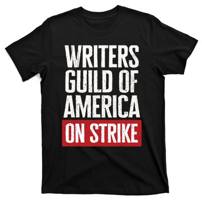 WGA Writers Guild Of America On Strike Anti AI Chatbots T-Shirt