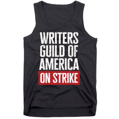 WGA Writers Guild Of America On Strike Anti AI Chatbots Tank Top