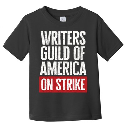 WGA Writers Guild Of America On Strike Anti AI Chatbots Toddler T-Shirt