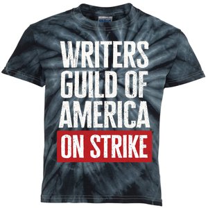 WGA Writers Guild Of America On Strike Anti AI Chatbots Kids Tie-Dye T-Shirt