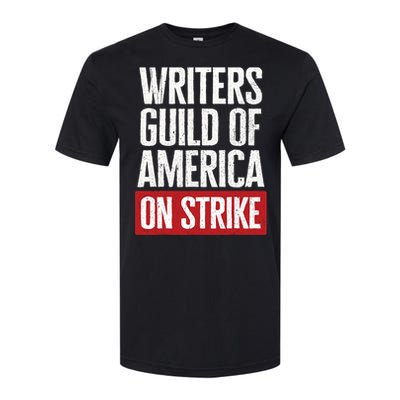 WGA Writers Guild Of America On Strike Anti AI Chatbots Softstyle CVC T-Shirt