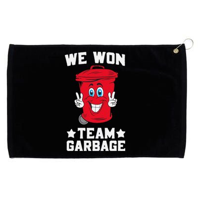 We Won Garbage Team Grommeted Golf Towel