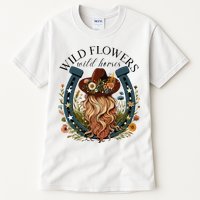 Wildflowers Wild Horses Western Boho Country Music Tall T-Shirt