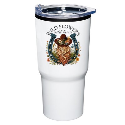 Wildflowers Wild Horses Western Boho Country Music Tumbler