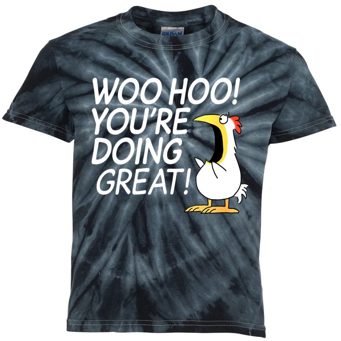 Womens Woo Hoo You’re Doing Great Kids Tie-Dye T-Shirt