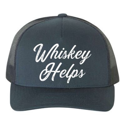 Womens Whiskey Helps Yupoong Adult 5-Panel Trucker Hat