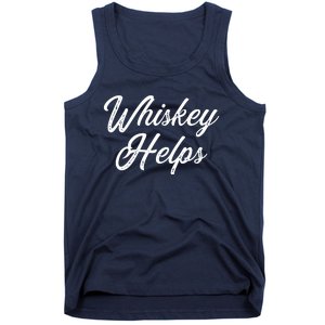 Womens Whiskey Helps Tank Top