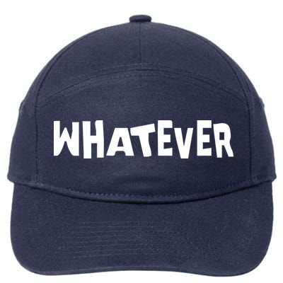 Whatever 7-Panel Snapback Hat