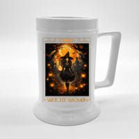 Witchy Woman Halloween Witchcraft Witch Wicca Gothic Beer Stein