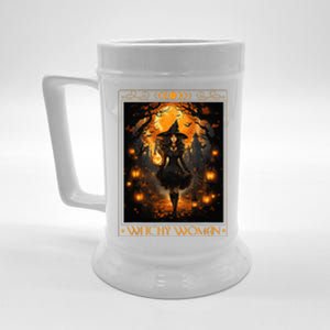 Witchy Woman Halloween Witchcraft Witch Wicca Gothic Beer Stein