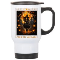 Witchy Woman Halloween Witchcraft Witch Wicca Gothic Stainless Steel Travel Mug