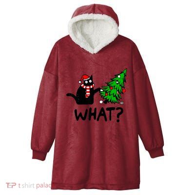 Whatchristmas Hooded Wearable Blanket