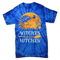 Witches With Hitches Funny Halloween Camping Gift Camper Tie-Dye T-Shirt