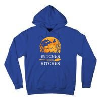 Witches With Hitches Funny Halloween Camping Gift Camper Tall Hoodie