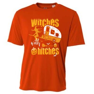 Witches With Hitches Camping Gift Cooling Performance Crew T-Shirt