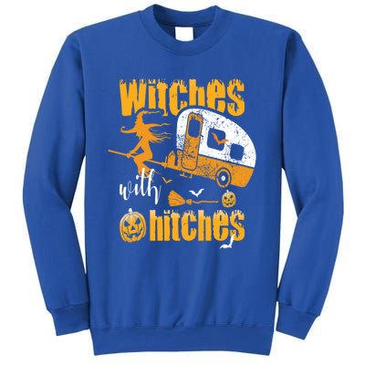 Witches With Hitches Camping Gift Sweatshirt