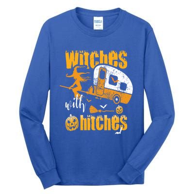 Witches With Hitches Camping Gift Tall Long Sleeve T-Shirt