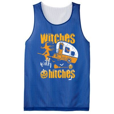 Witches With Hitches Camping Gift Mesh Reversible Basketball Jersey Tank