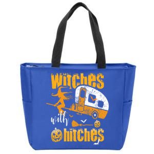 Witches With Hitches Camping Gift Zip Tote Bag