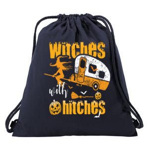 Witches With Hitches Camping Gift Drawstring Bag