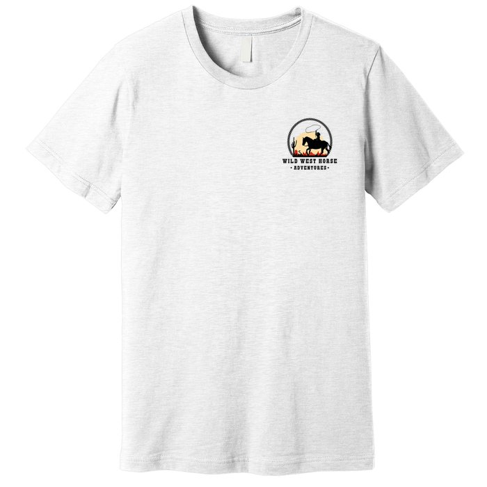 Wild West Horse Adventures Premium T-Shirt