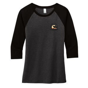 Wild West Horse Adventures Women's Tri-Blend 3/4-Sleeve Raglan Shirt