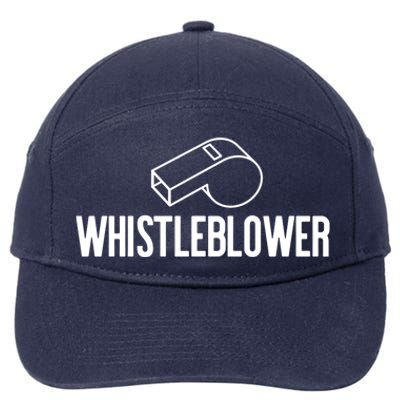 Whistleblower Whistle Halloween Costume Impeach Trump Meme Gift 7-Panel Snapback Hat