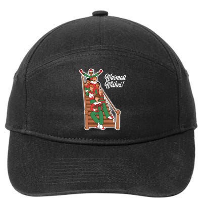 Warmest Wishes Holiday 7-Panel Snapback Hat